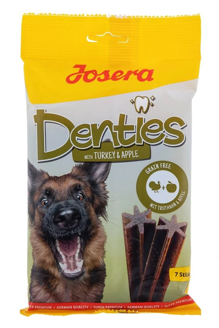 Josera Denties kalakut.+obuol.180g skan. šun.