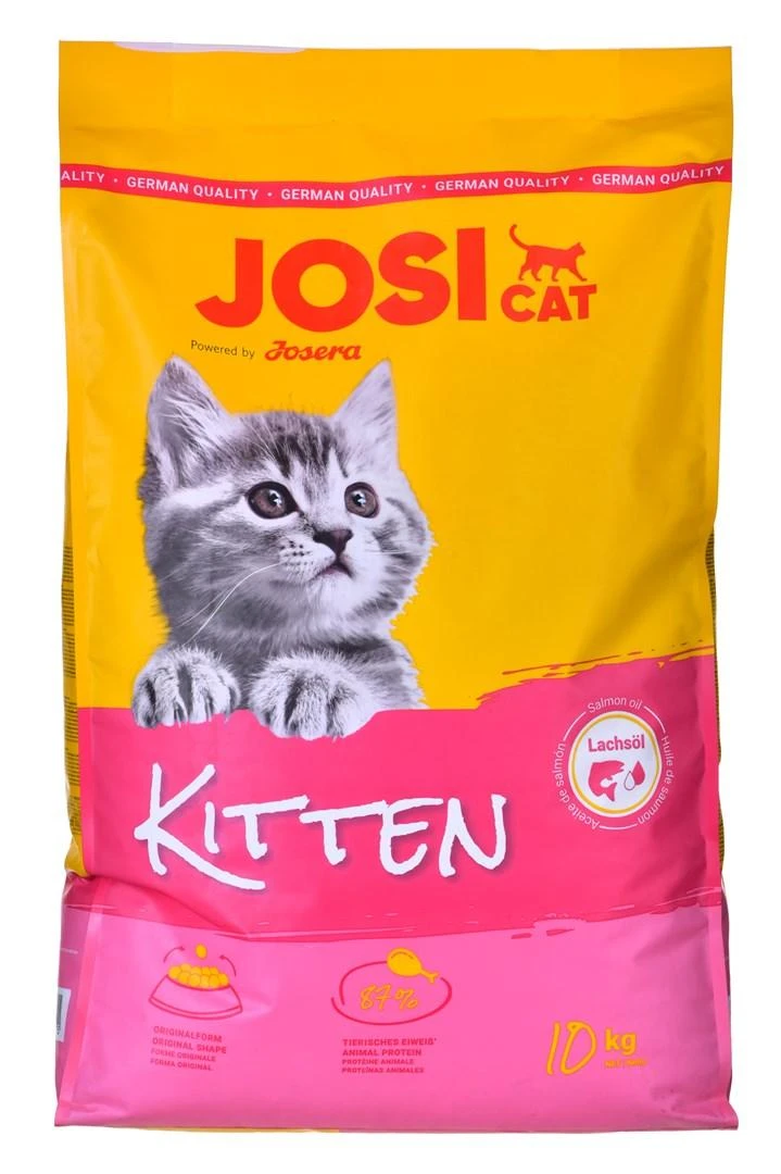 JosiCat Kitten sausas pašaras jaunoms katėms, 10 kg