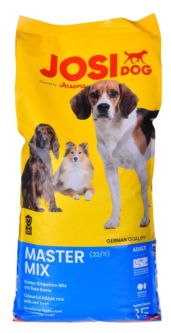 Josera JosiDog MasterMix Visavertis ėdalas suaugusiems šunims, 15kg