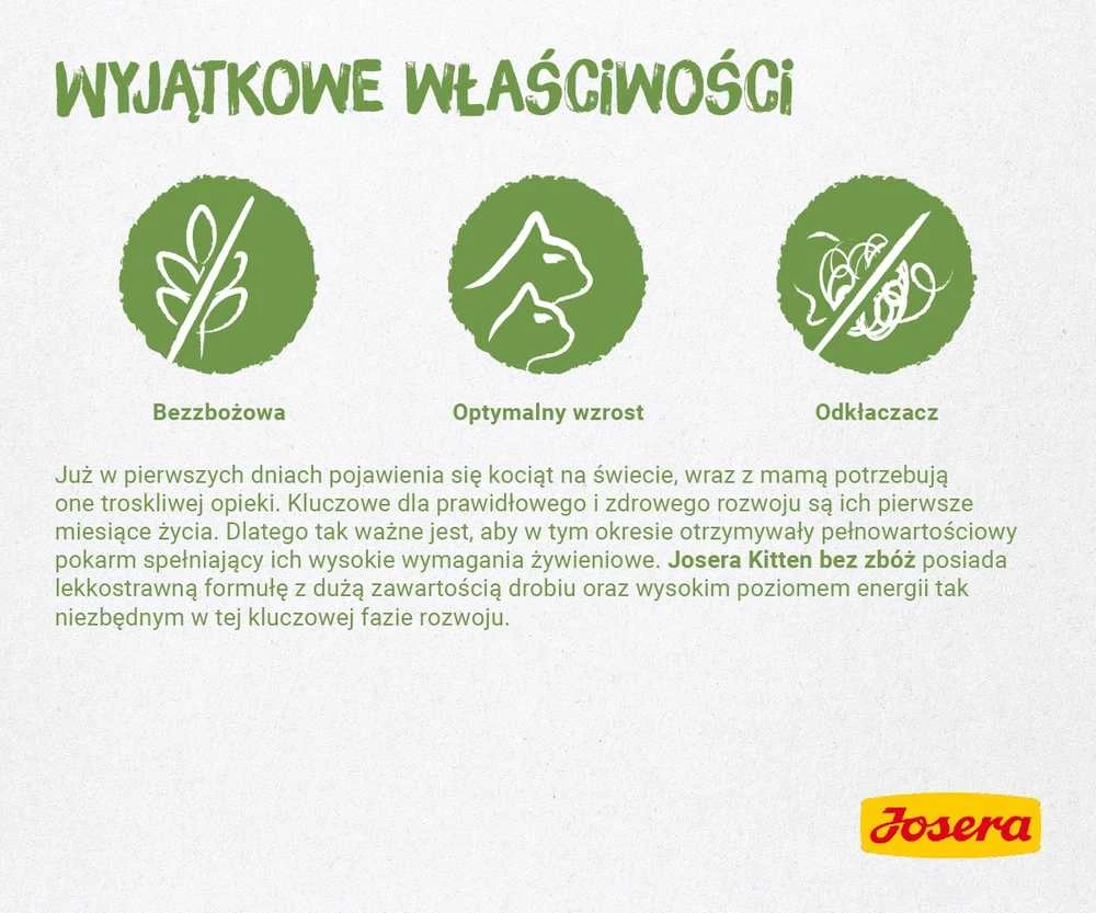 Josera kitten grainfree - sausas kačių maistas - 2kg