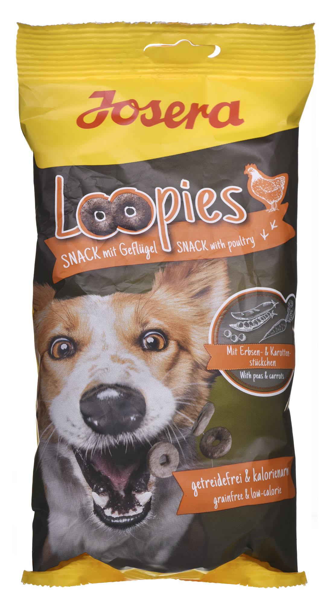 Josera Loopies Poultry skanėstas užkandis šunims, su paukštiena 11x150g