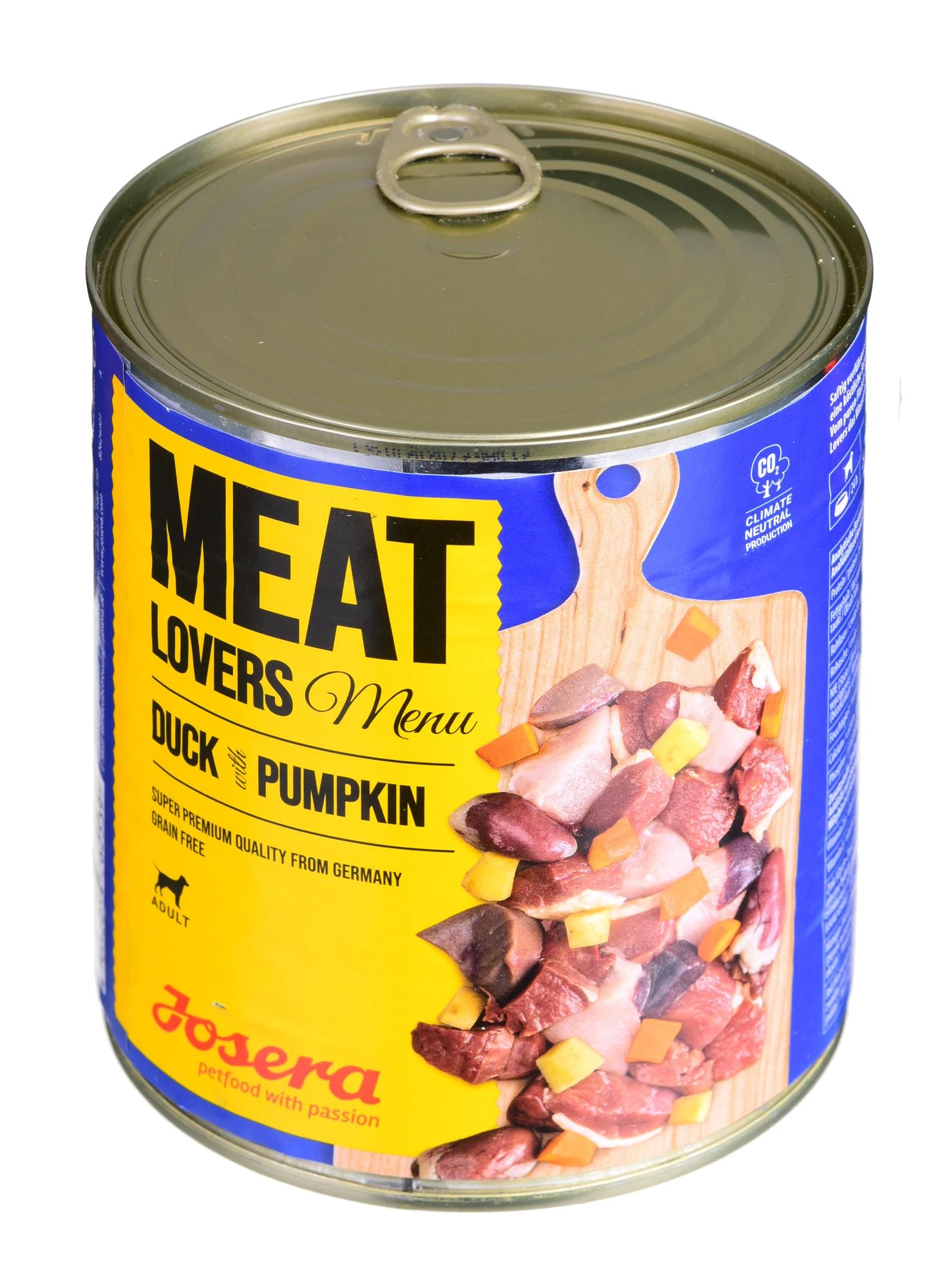 Josera Meat Lovers Menu antiena with moliūgas konservuotas pašaras šunims su antiena ir moliūgais, 800g