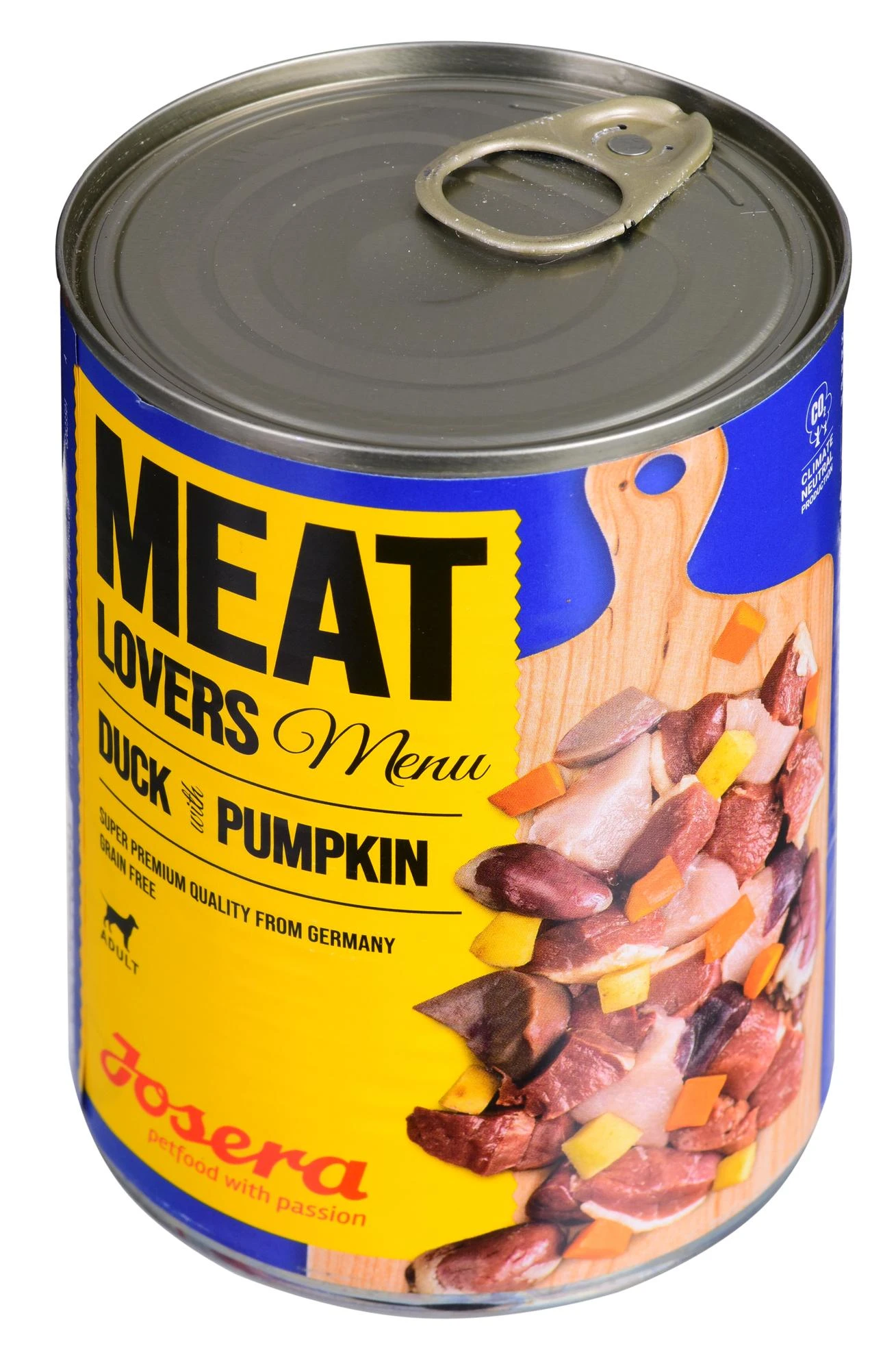 Josera Meat Lovers Menu antiena with moliūgas konservuotas pašaras šunims su antiena ir moliūgais, 400g