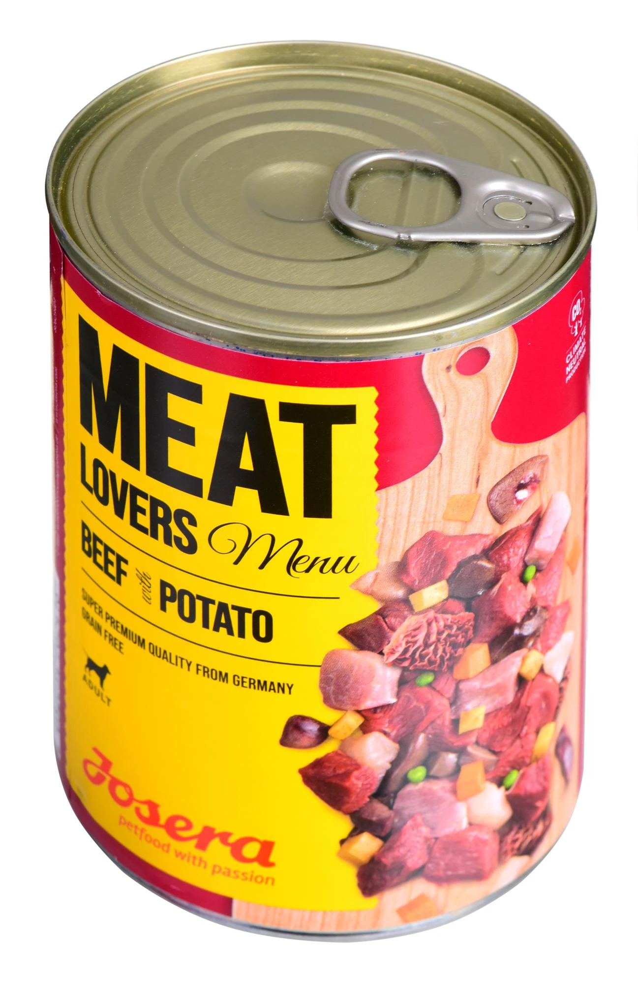 Josera Meat Lovers Menu jautiena with bulvės konservuotas pašaras šunims su jautiena ir bulvėmis, 400g