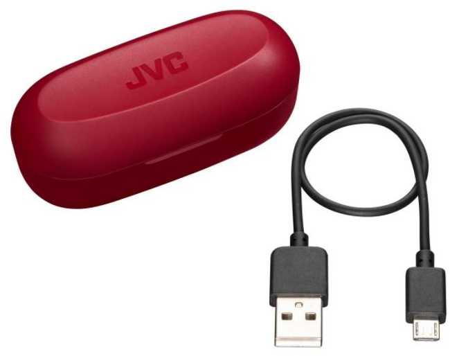 JVC, HA-A8T-RU, raudonos sp. dinaminės ausinės
