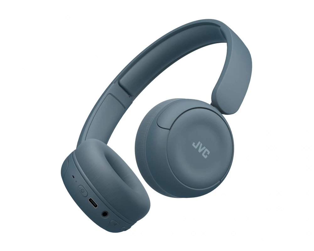JVC, HA-S59W-BU, matinės juodos sp. dinaminės ausinės, mikrofonas