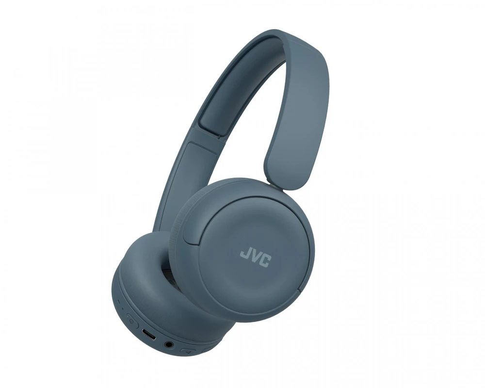 JVC, HA-S59W-BU, matinės juodos sp. dinaminės ausinės, mikrofonas