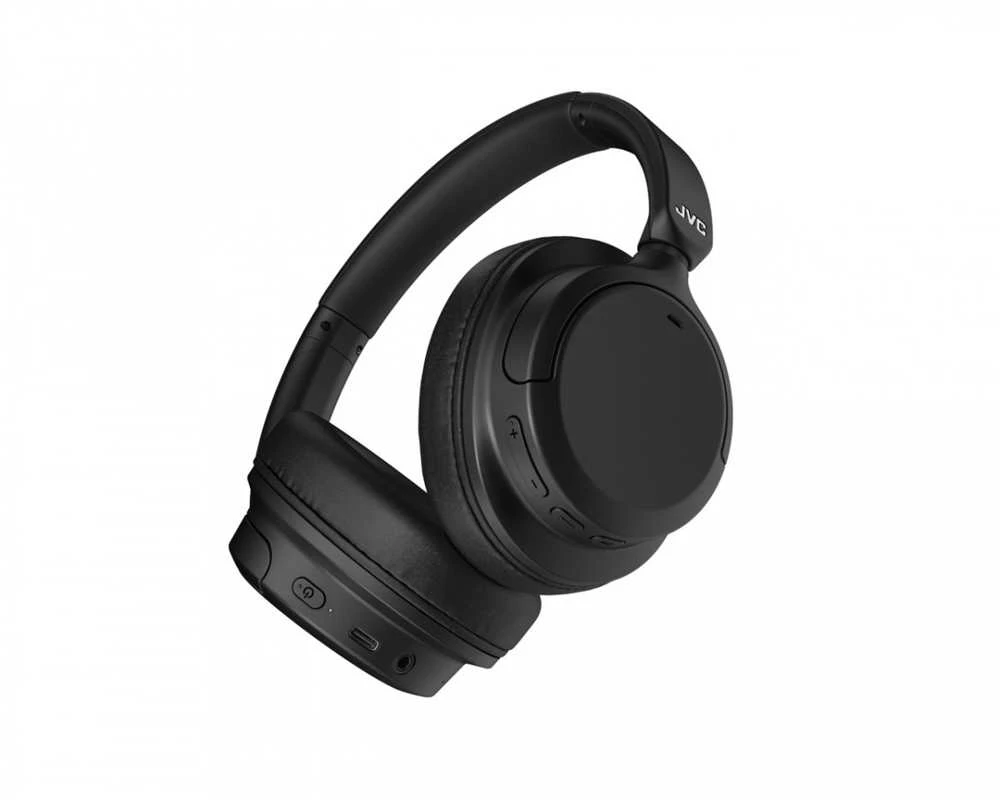 JVC HA-S95N-B juodos ausinės su valdymo mygtukais