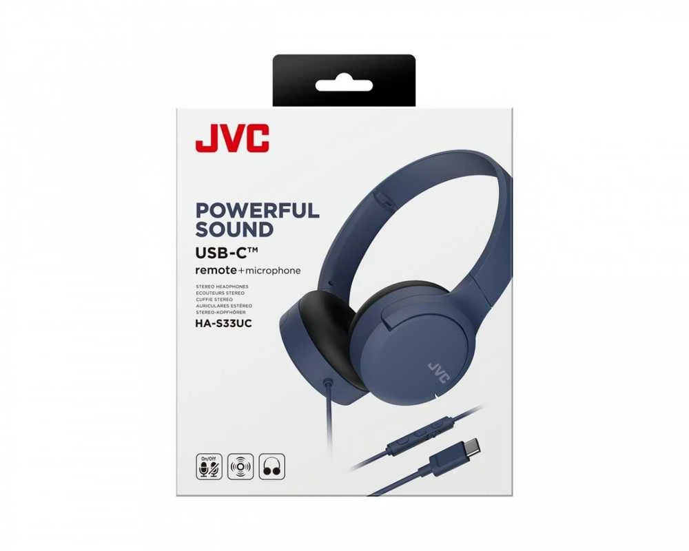 JVC Ausinės ha-s33uc mėlyna