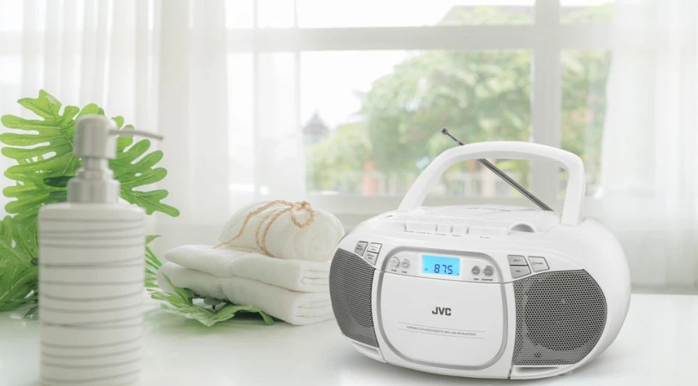 Nešiojamas CD Grotuvas - JVC RC-E451W Baltas