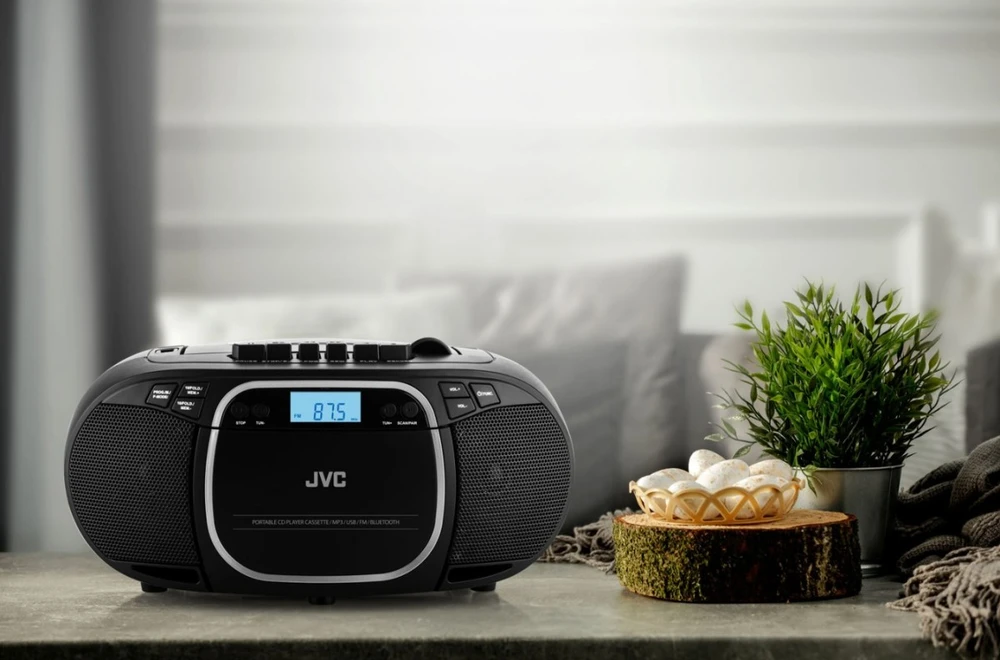 Nešiojamas CD Grotuvas - JVC RC-E451B MP3 Bluetooth Juodas