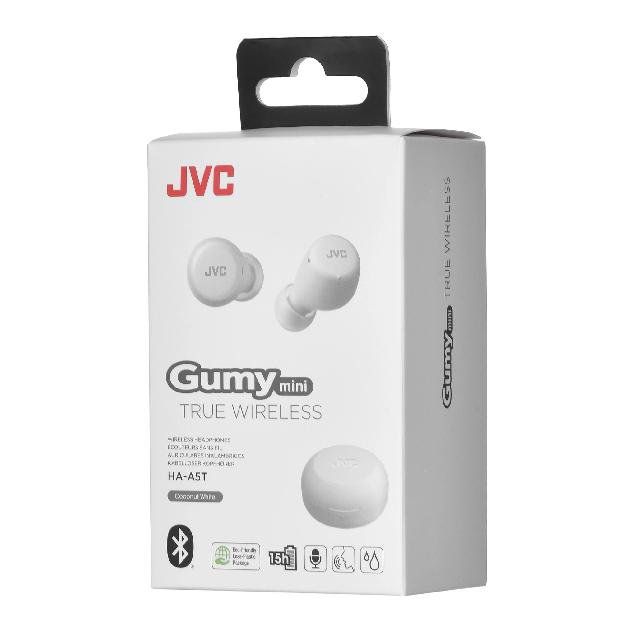 JVC, HA-A5T-WNE, baltos sp. dinaminės ausinės
