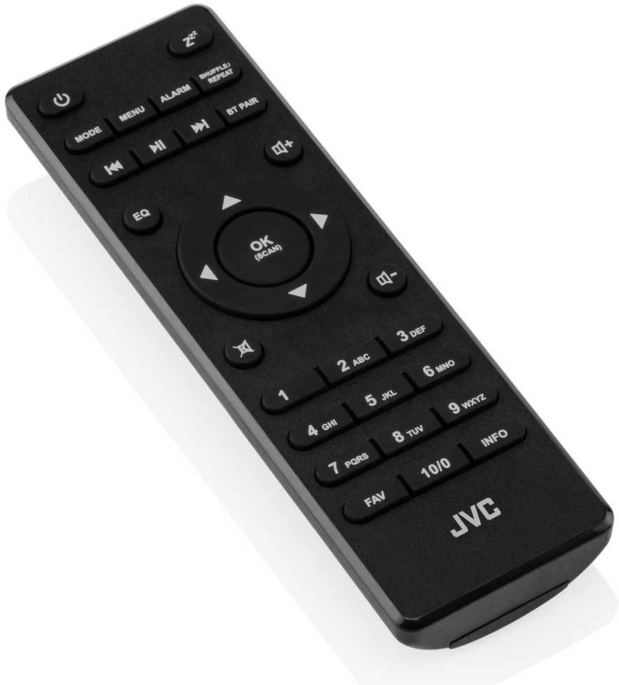 Muzikinis centras JVC RA-E981B belaidžio ryšio „Bluetooth“ interneto radijas, juodas