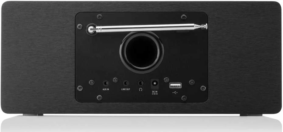 Muzikinis centras JVC RA-E981B belaidžio ryšio „Bluetooth“ interneto radijas, juodas