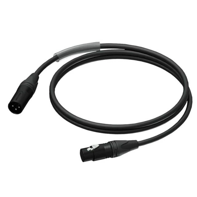 XLR laidas su jungtimis