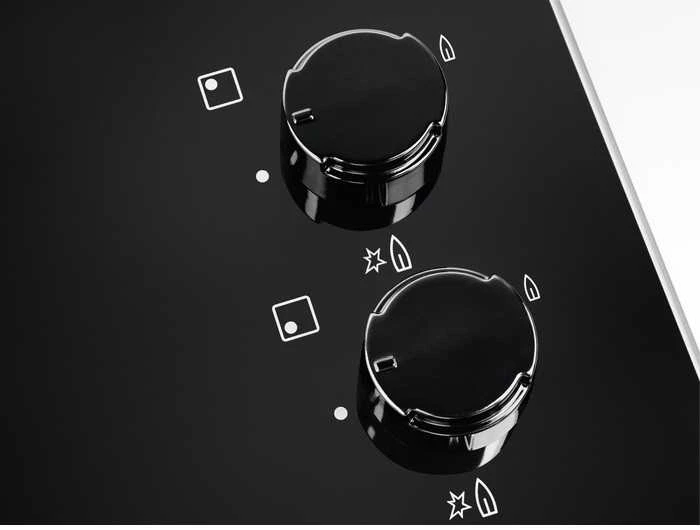 Gas cooktop Electrolux EGG6407K (4 fields, juodos spalvos)