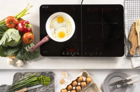 AD 6516 | Adler Cooker | Touch controls | Number of burners/cooking zones 2 | Induction | Juodas