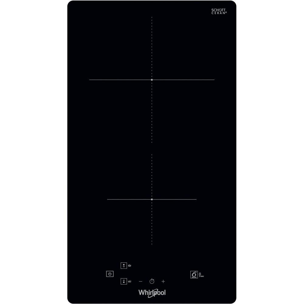 Kaitlentė Whirlpool WS Q0530 NE viryklė Juoda Įmontuoti 28 cm Indukcinė viryklė, padalyta į sritis 2 zone(s)