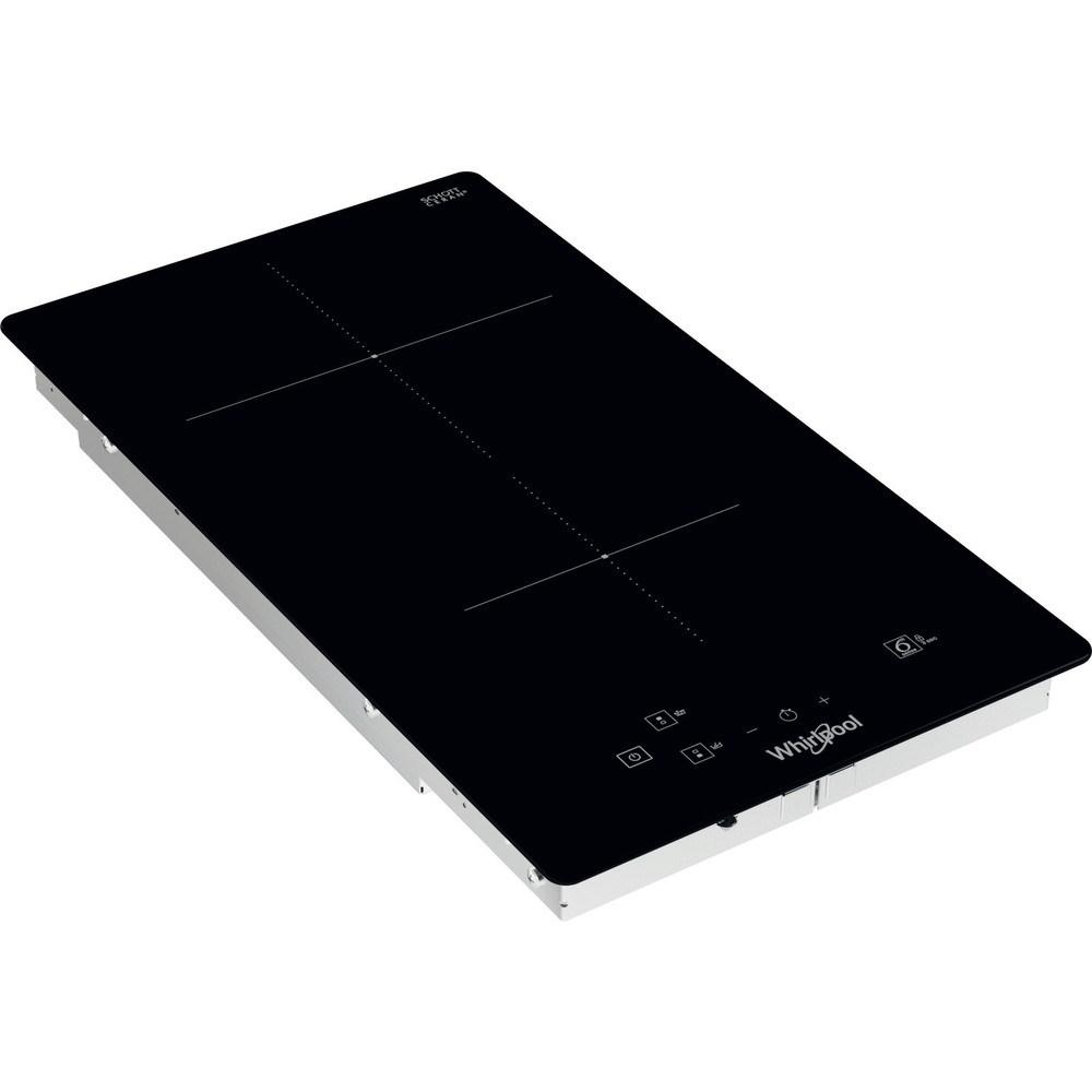 Kaitlentė Whirlpool WS Q0530 NE viryklė Juoda Įmontuoti 28 cm Indukcinė viryklė, padalyta į sritis 2 zone(s)