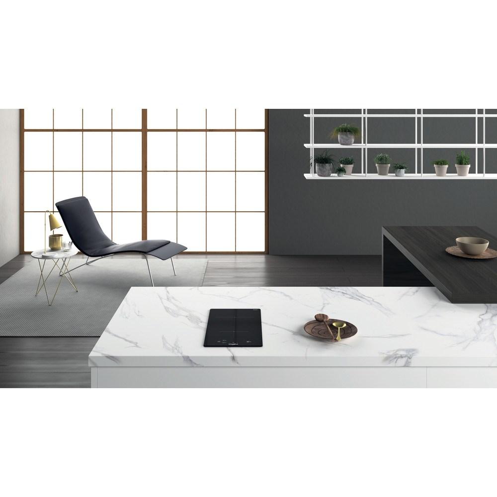 Kaitlentė Whirlpool WS Q0530 NE viryklė Juoda Įmontuoti 28 cm Indukcinė viryklė, padalyta į sritis 2 zone(s)