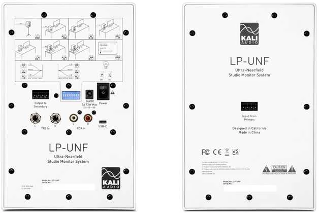 Kali Audio LP-UNF-WH - „Bluetooth“ monitorių garsiakalbių pora (baltos)