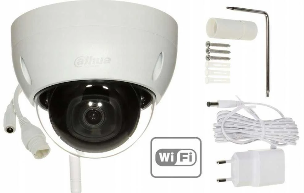 ANTIVANDALINĖ IP KAMERA IPC-HDBW1430DE-SW-0280B Wi-Fi - 4 Mpx 2.8 mm DAHUA