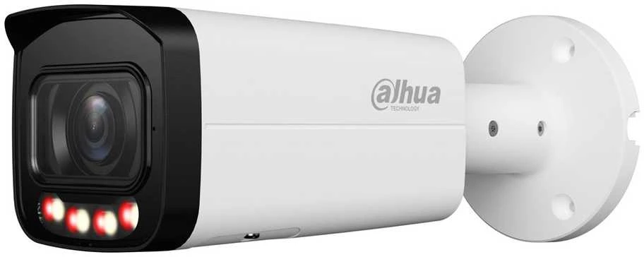 Dahua Technology Co IP kamera HFW2849T-ZAS-IL. 8MP FULL-COLOR. IR+LED pašvietimas iki 60m, 114°, PoE, IP67, SMD
