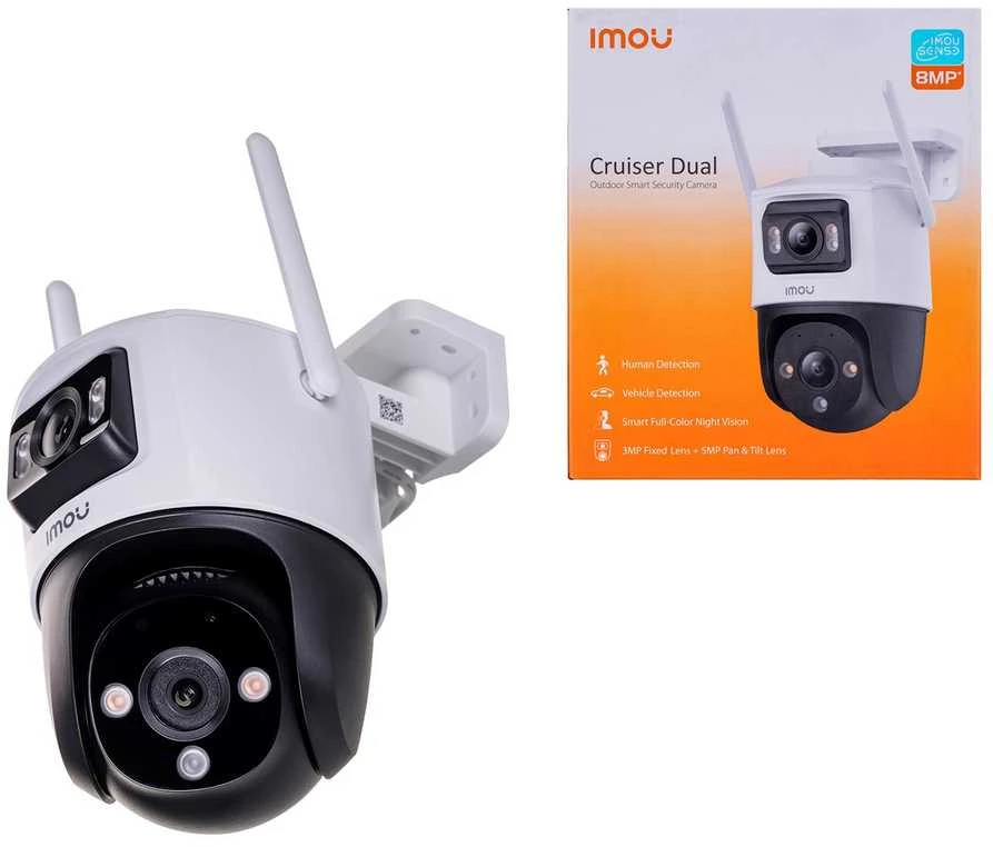 Kamera ip zewnętrzna imou cruiser dual 8mp wi-fi 3mp+5mp