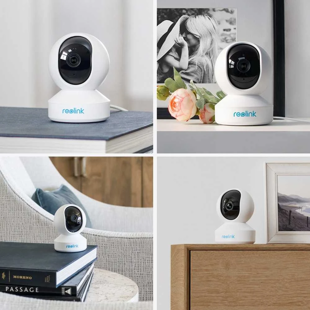 Reolink | Super HD Smart Home WiFi IP kamera | E serija E330 | PTZ | 4 MP | 4mm/F2.0 | H.264 | „Micro SD“, maks. 512 GB