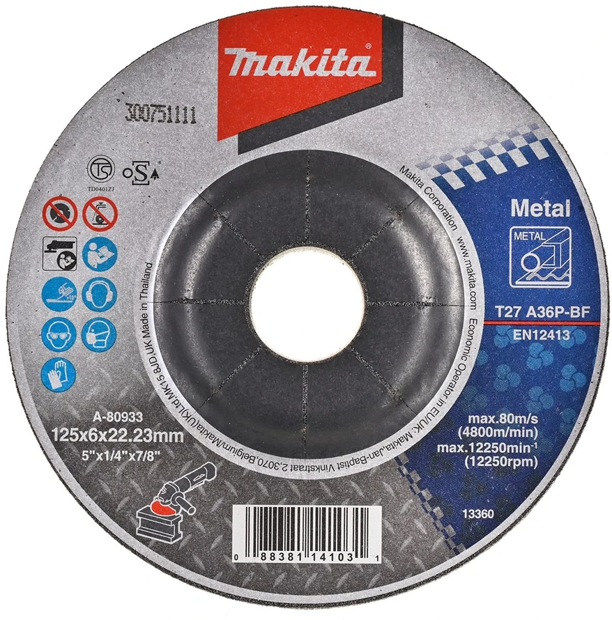 Kampinis šlifuoklis 125mm 720w makita ga5030r