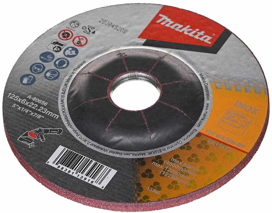 Makita akumuliatorinis kampinis šlifuoklis DGA513Z 18V, be akumuliatoriaus ir kroviklio