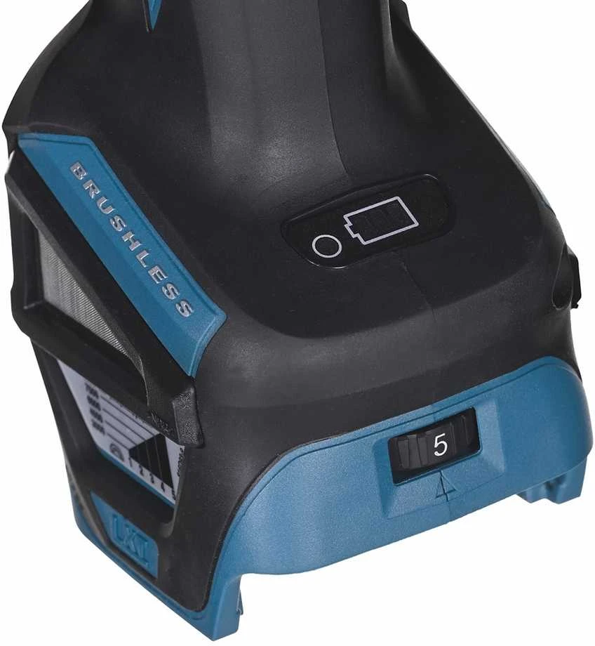 Makita akumuliatorinis kampinis šlifuoklis DGA513Z 18V, be akumuliatoriaus ir kroviklio