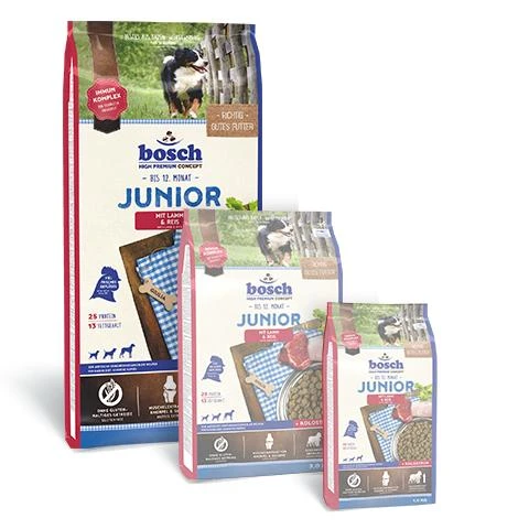 Junior su ėriena ir ryžiais 15kg
