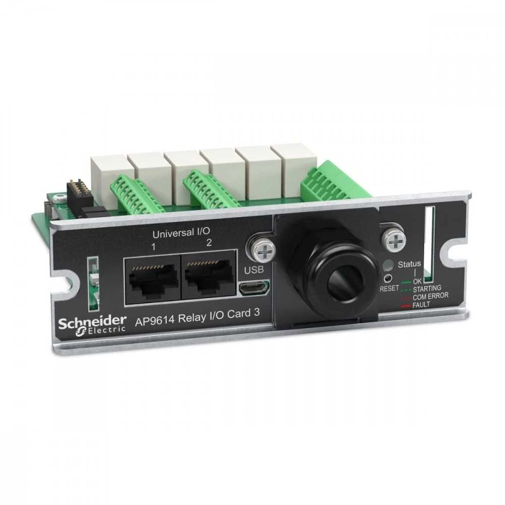 Karta ap9614 apc dry contact i/o smartslot card