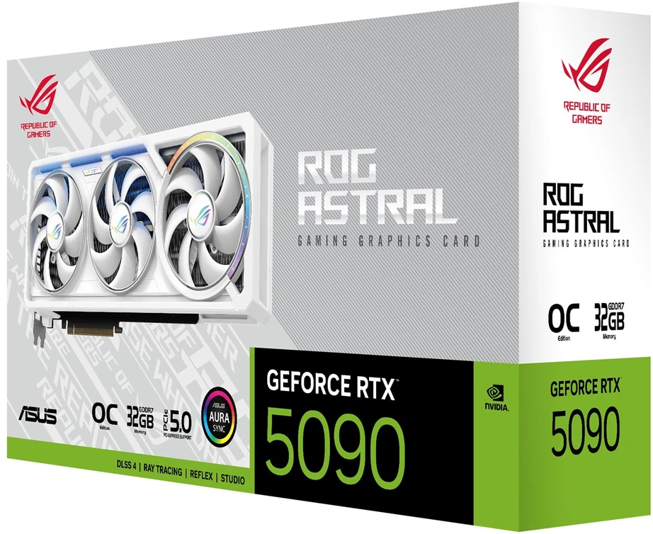 ASUS ROG Astral RTX 5090 32 GB GDDR7 vaizdo plokštė