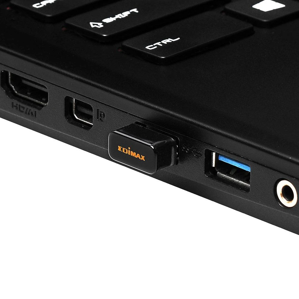 EDIMAX EW-7611ULB Edimax 2-in-1 N150 Wi-Fi ir Bluetooth 4.0 Nano USB adapteris