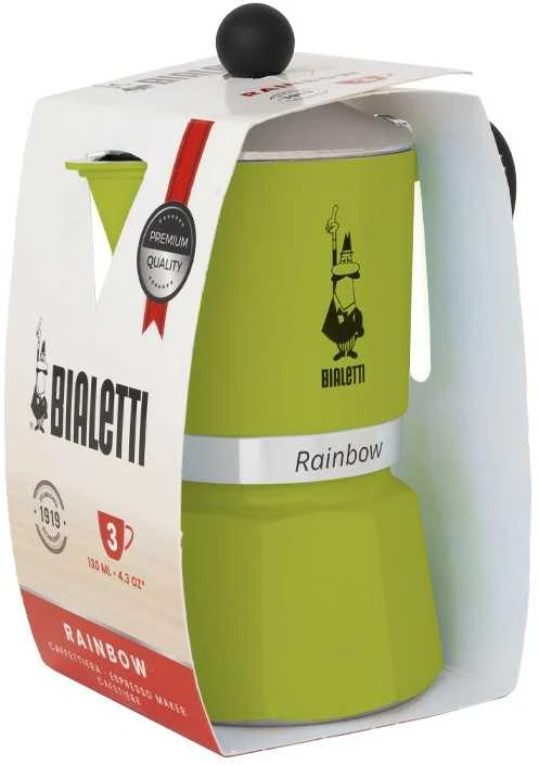 Kavos aparatas Kavavirė bialetti rainbow espresso maker (spalva žalia)
