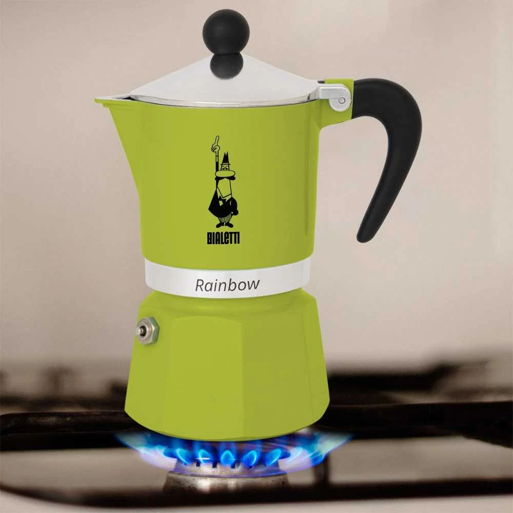 Kavos aparatas Kavavirė bialetti rainbow espresso maker (spalva žalia)