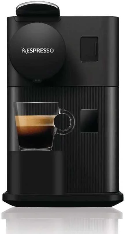 Automatinis kavos aparatas su pieno plakikliu Delonghi EN510.W Nespresso, Juodos spalvos