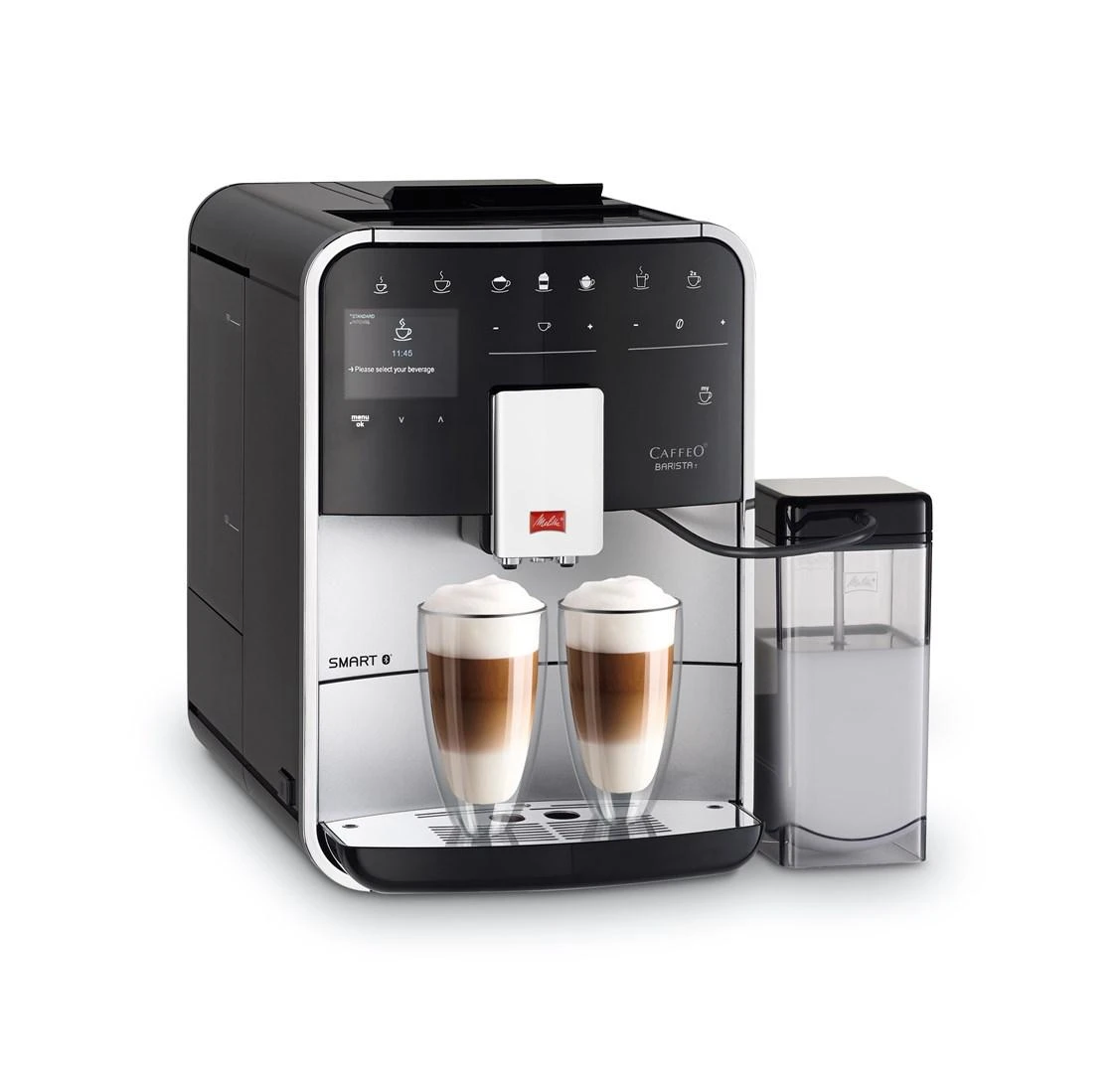Kavos aparatas Melitta F83/0-101 automatinis, Sidabrinės spalvos