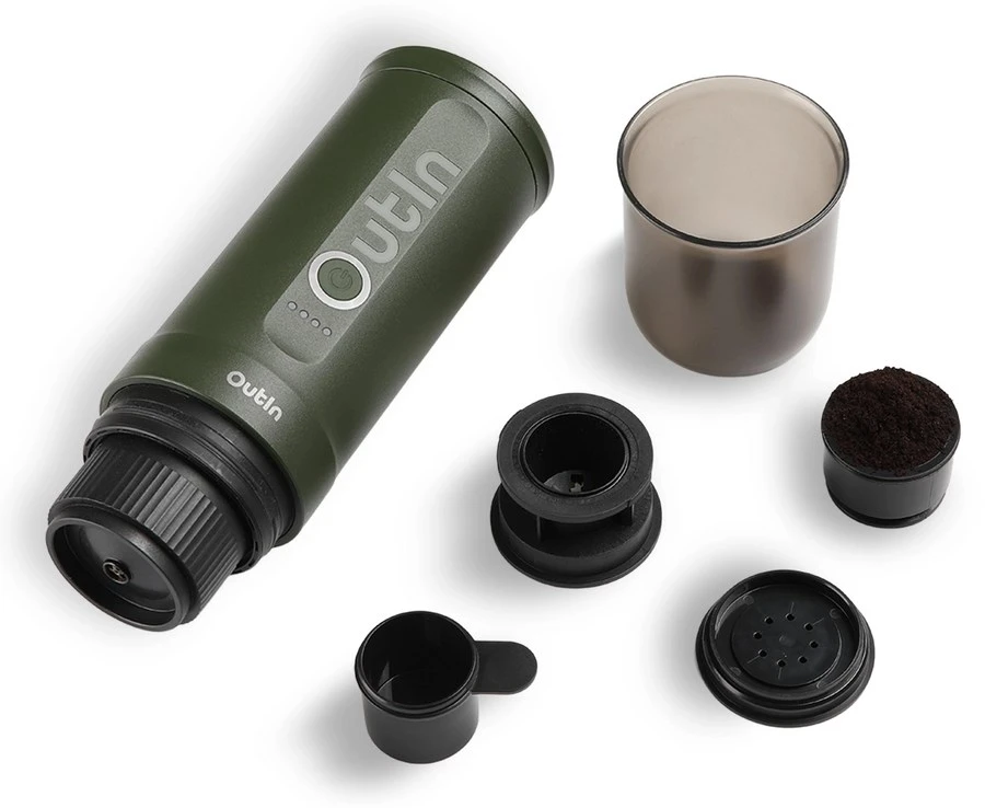 Outin Nano 7500mAh nešiojamasis kavos virimo aparatas - žalias
