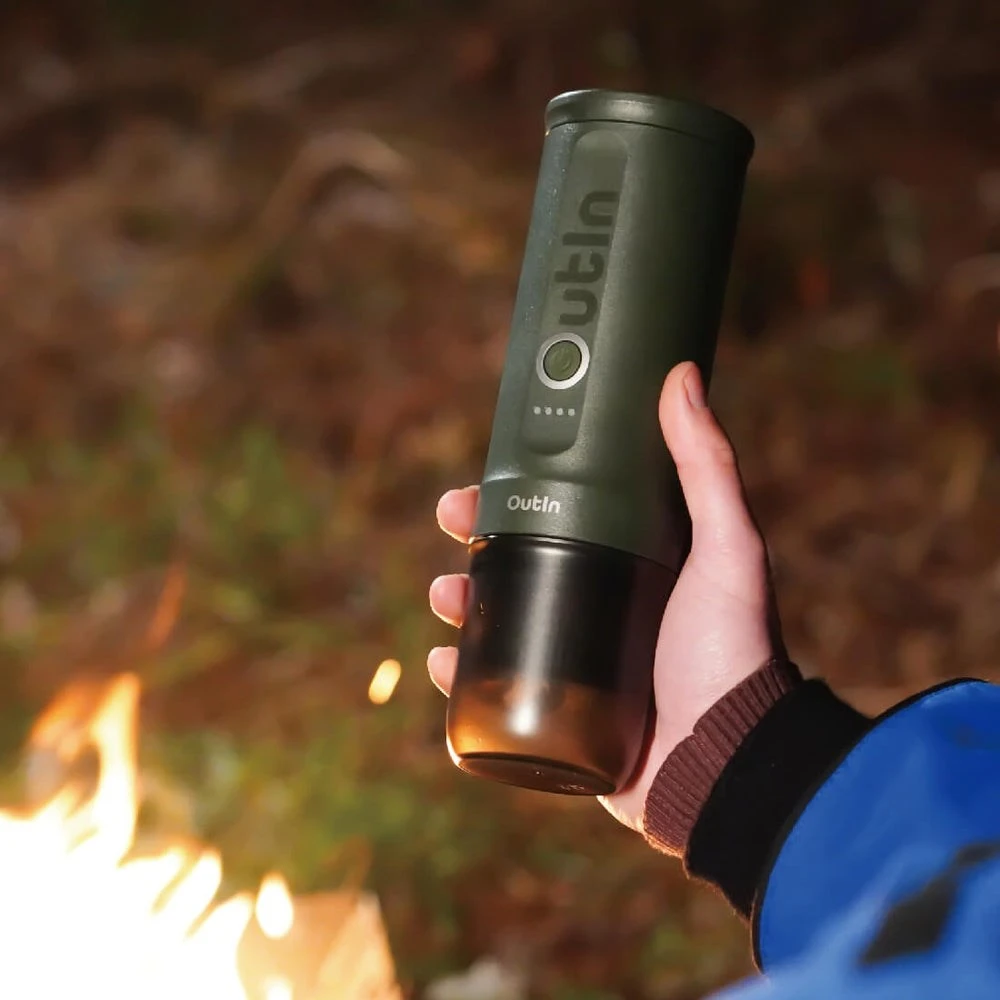 Outin Nano 7500mAh nešiojamasis kavos virimo aparatas - žalias