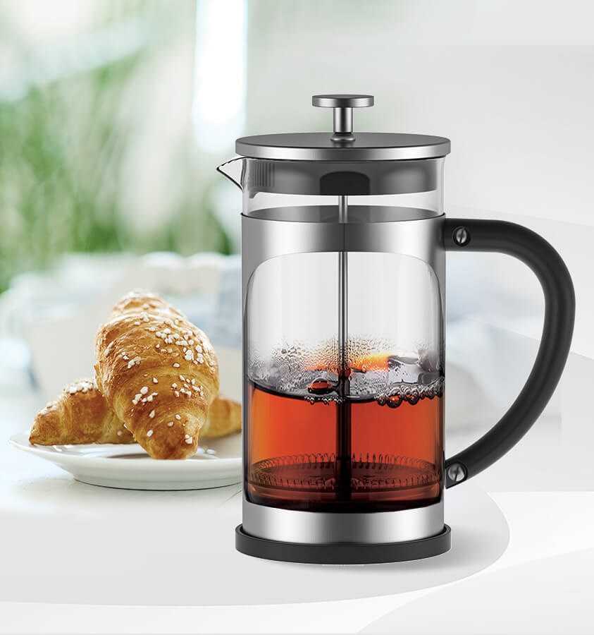 Prancūziškas presas MAESTRO MR-1860 (MR-1860-800) 800 ml Plienas