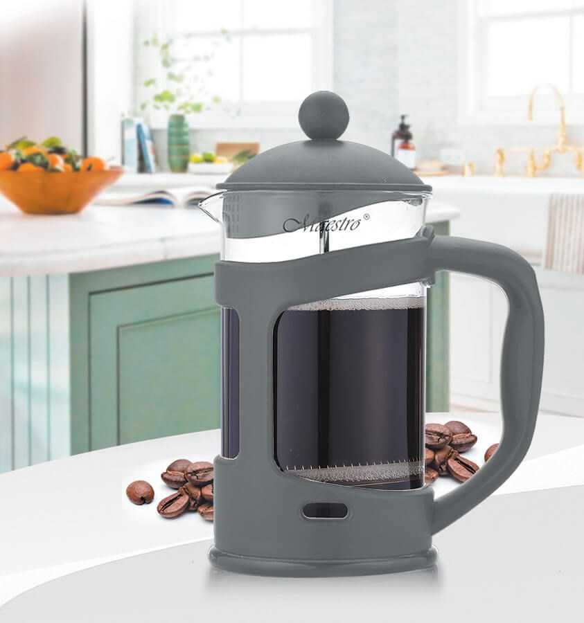 Prancūziškas presas MAESTRO MR-1665 (MR-1665-800-GRAY) 800 ml Pilkas