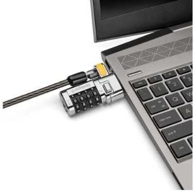 „Kensington Clicksave 3-in-1“ nešiojamojo kompiuterio užraktas su kombinuotu užraktu