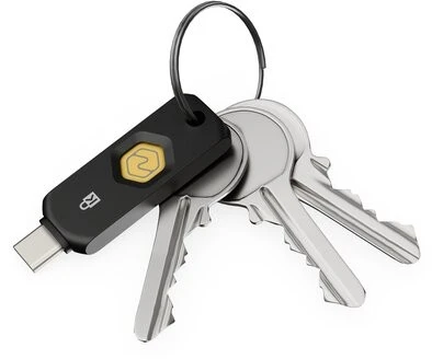 „Kensington“ saugos raktas „VeriMark NFC+USB-C“ (FIDO2 2 lygis) (K64739WW)