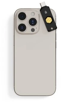 „Kensington“ saugos raktas „VeriMark NFC+USB-C“ (FIDO2 2 lygis) (K64739WW)