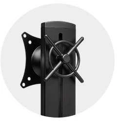 Kensington K55512WW SmartFit Space-Saving Single Monitorius Arm Monitoriaus laikiklis, Juoda