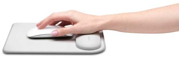 KENSINGTON K50437EU Kensington ErgoSoft Pelės kilimėlis su riešo atrama For Standard Mouse Pilkas