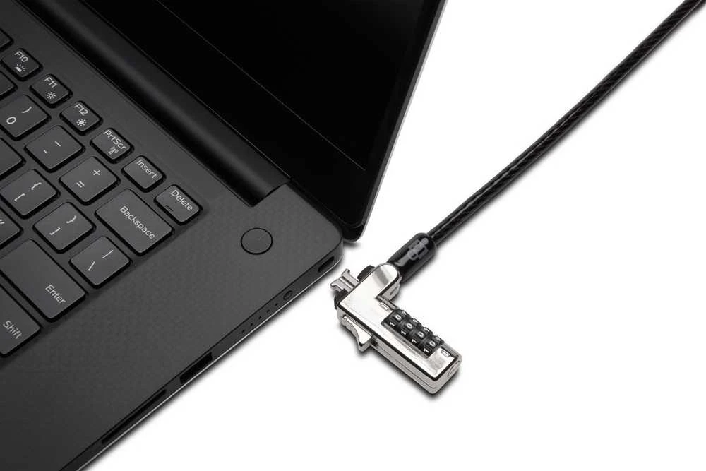 Kensington Slim kombinuotas užraktas standartiniam saugos lizdui, kurį galima nustatyti iš naujo